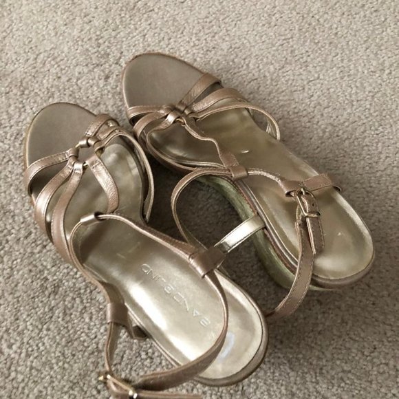 Bandolino - Women's Espadrille Wedge Sandals - White 9.5 9.5M - New without Box - Picture 5 of 5